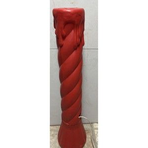 Vintage 36" Union Products Christmas Blow Mold Candles Base only Cat # 7524